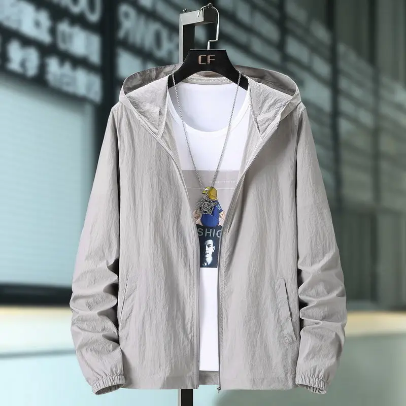 7xl Sun Protection Jacket Men'S Casual Sportswear Zipper Thin Windbreaker Fitness Jacket Men'S Outdoor Uv Protection Clothing
7xl Sun Protection Jacket Men'S Casual Sportswear Zipper Thin Windbreaker Fitness Jacket Men'S Outdoor Uv Protection Clothing