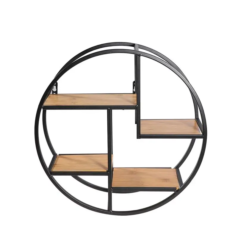 Wall Mounted Iron Shelf Round Floating Shelf Wall Storage Shelf for Pantry Living Room Bedroom Kitchen Entryway
Wall Mounted Iron Shelf Round Floating Shelf Wall Storage Shelf for Pantry Living Room Bedroom Kitchen Entryway