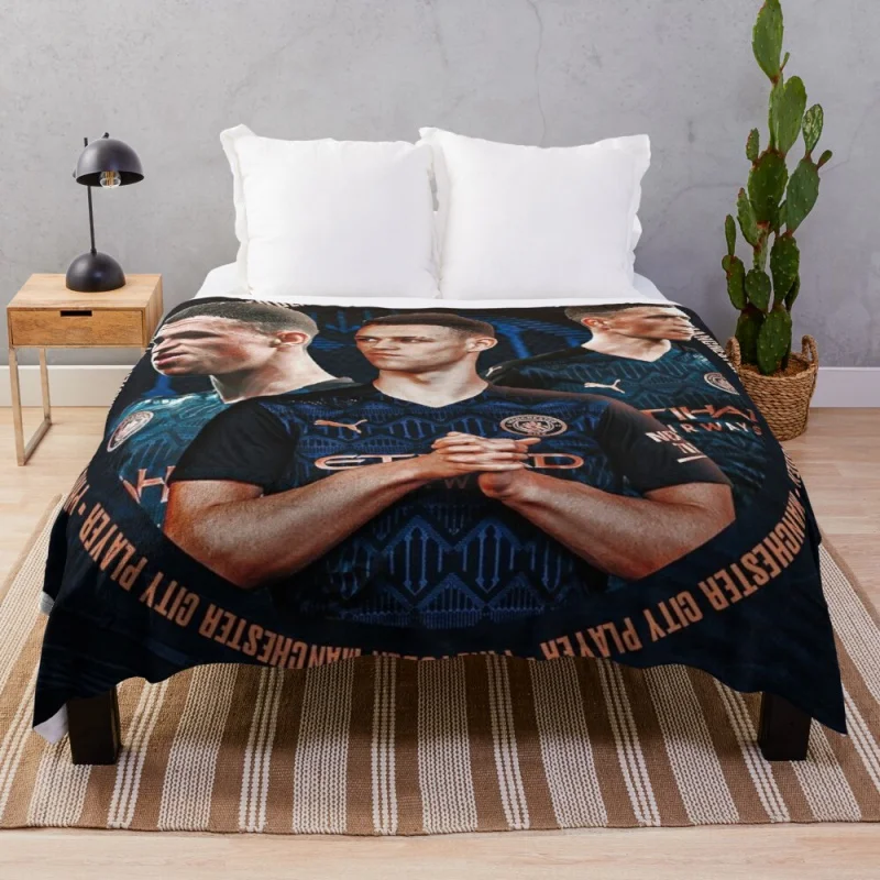 Phil Foden Throw Blanket 
Phil Foden Throw Blanket