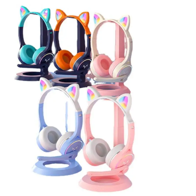 Over-ear Cat Ear Headphones Glow Light Gaming Headset 300mah Stereo For Xiaomi Headphone For Kids Girls Gifts Over-ear
Over-ear Cat Ear Headphones Glow Light Gaming Headset 300mah Stereo For Xiaomi Headphone For Kids Girls Gifts Over-ear