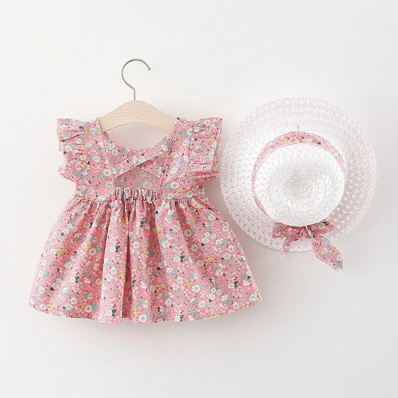 Summer Dresses For Girls Baby Casual Clothes Infant Pink Floral Ruffle Sleeveless Princess Dress with Hat Toddler Kids Outfits
Summer Dresses For Girls Baby Casual Clothes Infant Pink Floral Ruffle Sleeveless Princess Dress with Hat Toddler Kids Outfits