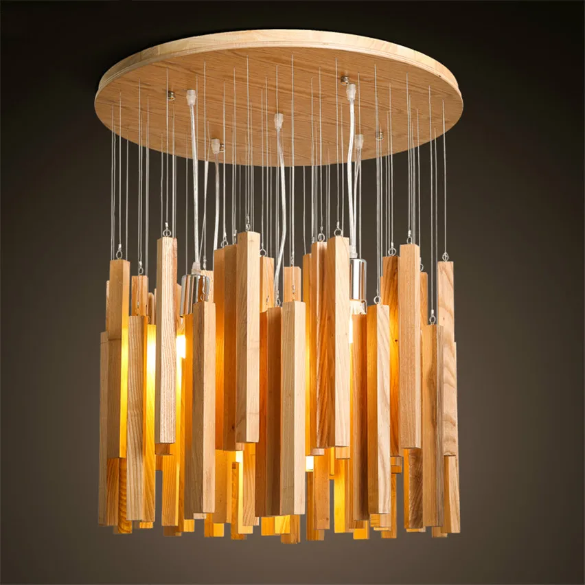 Modern Vintage LED Art Designer Pendant Lights Living Room Dining Room Hall Wooden Lamps Bar Clothing Shop Study Decor Fixtures
Modern Vintage LED Art Designer Pendant Lights Living Room Dining Room Hall Wooden Lamps Bar Clothing Shop Study Decor Fixtures
