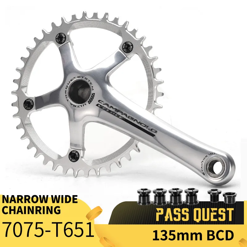 PASS QUEST 135BCD 5 Jaw Cranks Sprocket MTB Bicycle Narrow Wide Chainring 40T-58T Chainwheel Disc 7075 Aluminum Road Bike Parts
PASS QUEST 135BCD 5 Jaw Cranks Sprocket MTB Bicycle Narrow Wide Chainring 40T-58T Chainwheel Disc 7075 Aluminum Road Bike Parts
