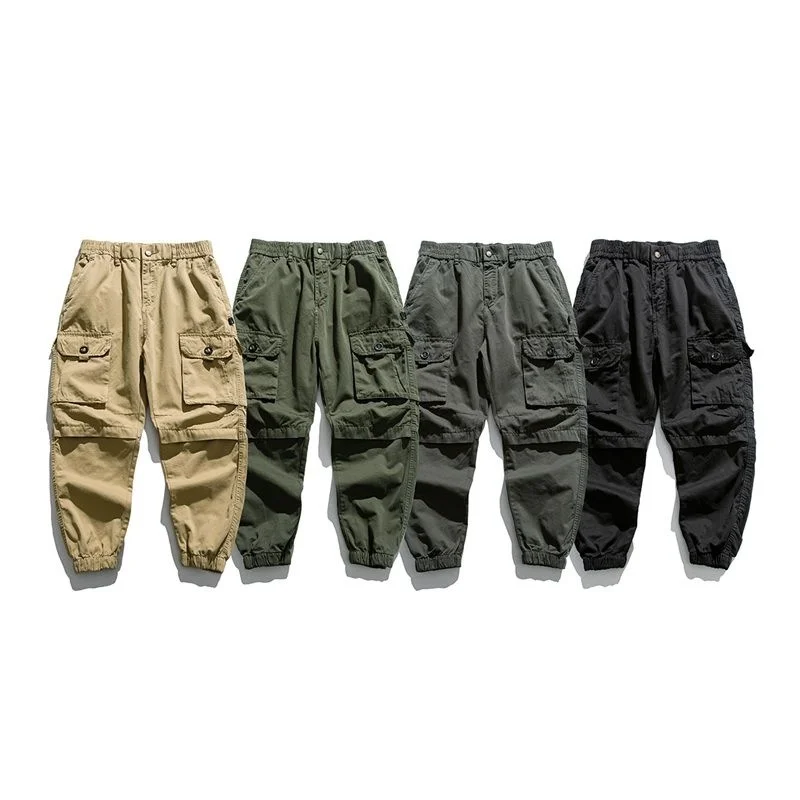 Men Trousers Solid Color Large Tooling Legged Pants Loose Multi Pocket Casual Tidal Current Streetwear Sport The New Listing
Men Trousers Solid Color Large Tooling Legged Pants Loose Multi Pocket Casual Tidal Current Streetwear Sport The New Listing