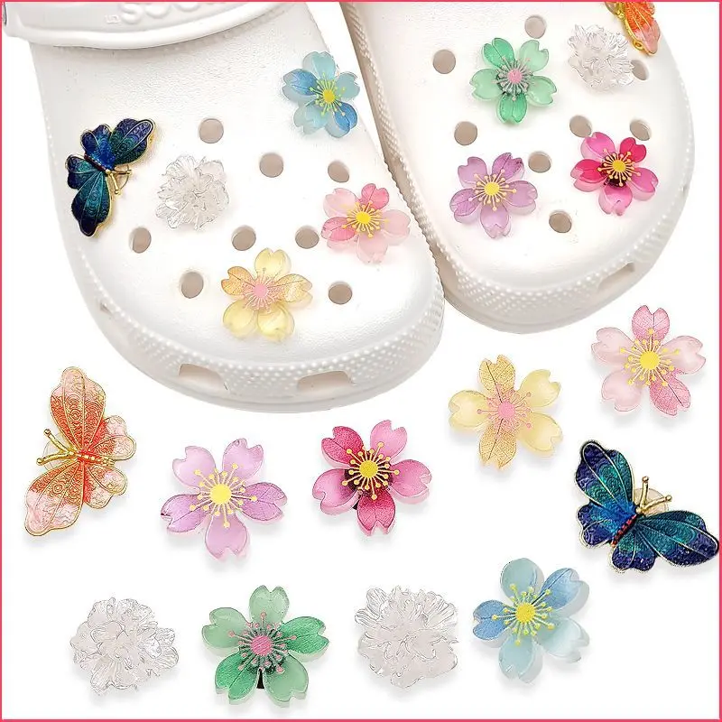 Cute Candy Colors Croc Charms Designer Chain Charms for Crocs DIY Cherry Blossoms Simulation Fish Detachable Croc Decorations
Cute Candy Colors Croc Charms Designer Chain Charms for Crocs DIY Cherry Blossoms Simulation Fish Detachable Croc Decorations