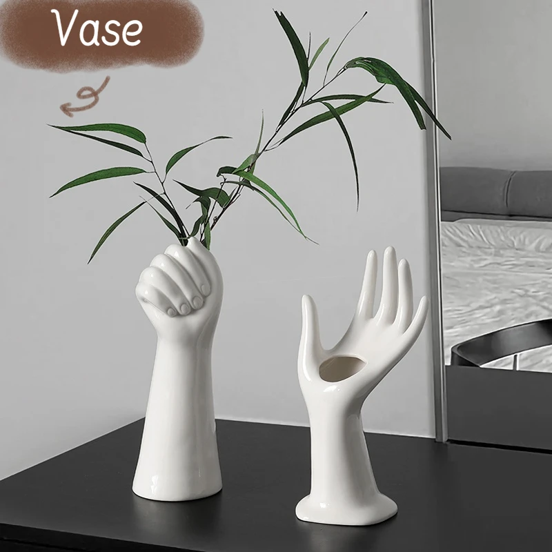 Creative Vase Nordic Gesture Flowers Vase Flower Arrangement Dried Flower Home Decor Art Home Living Room Decor Decorative Vases
Creative Vase Nordic Gesture Flowers Vase Flower Arrangement Dried Flower Home Decor Art Home Living Room Decor Decorative Vases