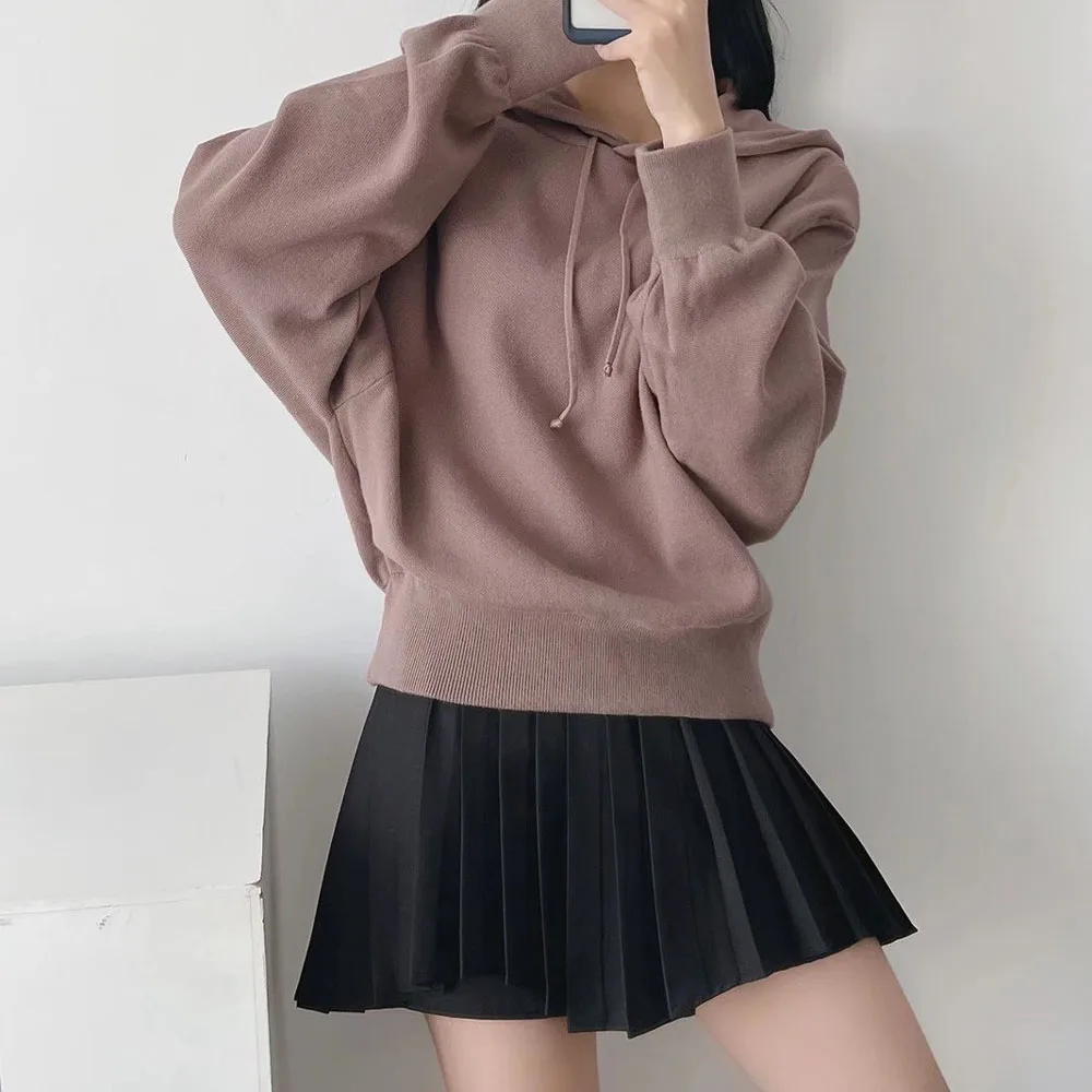 2022 New Women's Fashion Drawstring Hooded Loose Hoodie Sweatshirt Vintage Long Sleeve Fleece Women's Pullover Chic Top
2022 New Women's Fashion Drawstring Hooded Loose Hoodie Sweatshirt Vintage Long Sleeve Fleece Women's Pullover Chic Top