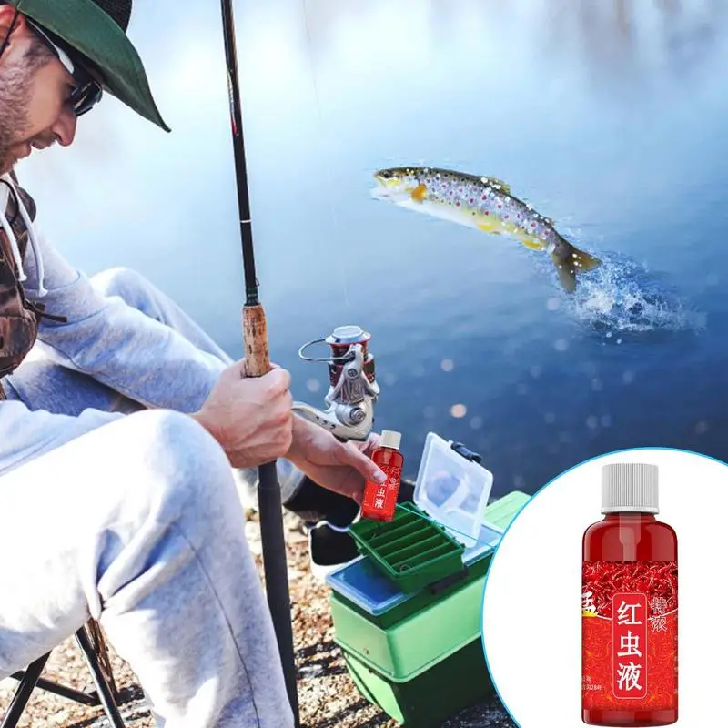 60ML Liquid Blood Worm Scent Fish Attractant Concentrated Red Worm Liquid Fish Bait Additive Perch Catfish Fishing Accessories
60ML Liquid Blood Worm Scent Fish Attractant Concentrated Red Worm Liquid Fish Bait Additive Perch Catfish Fishing Accessories