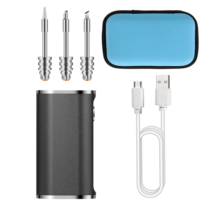 USB Charging 510 Interface Soldering Iron Tip 40W 80W 100W Wireless Adjustable Digital Display Soldering Iron
USB Charging 510 Interface Soldering Iron Tip 40W 80W 100W Wireless Adjustable Digital Display Soldering Iron