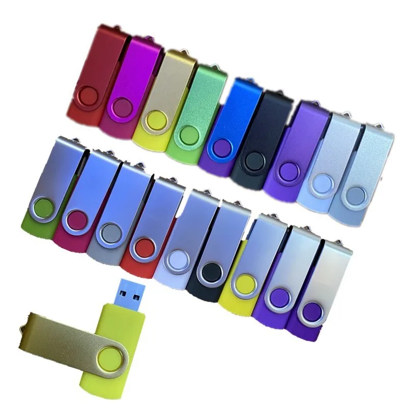 Metal rotatable USB flash drive 32GB 64GB colorful Pen drive USB 16GB 8GB 4GB memory stick USB Portable pendrive High Speed
Metal rotatable USB flash drive 32GB 64GB colorful Pen drive USB 16GB 8GB 4GB memory stick USB Portable pendrive High Speed