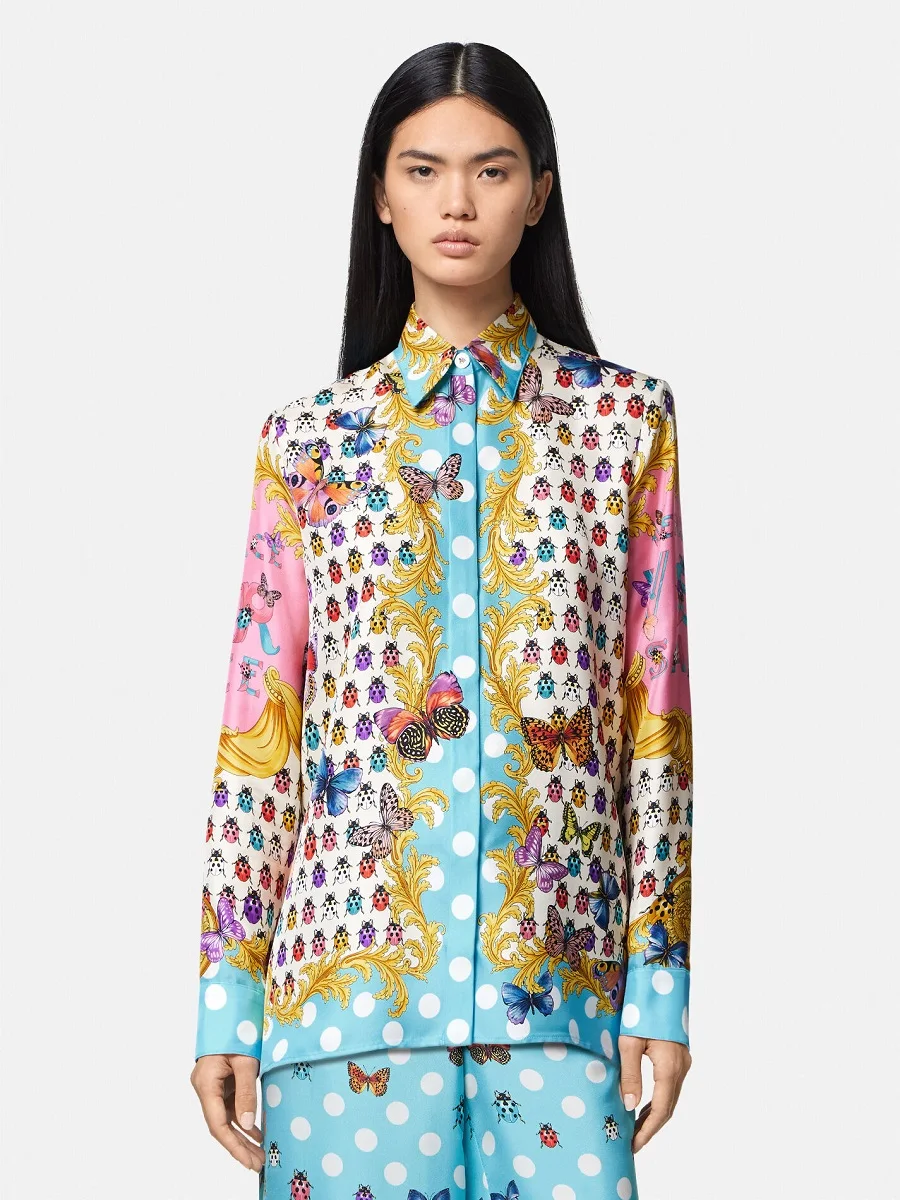 Traf 2023 woman tops satin 3D printing retro loose casual women's shirt y2k clothes New fashion long sleeve top cardigan bra
Traf 2023 woman tops satin 3D printing retro loose casual women's shirt y2k clothes New fashion long sleeve top cardigan bra