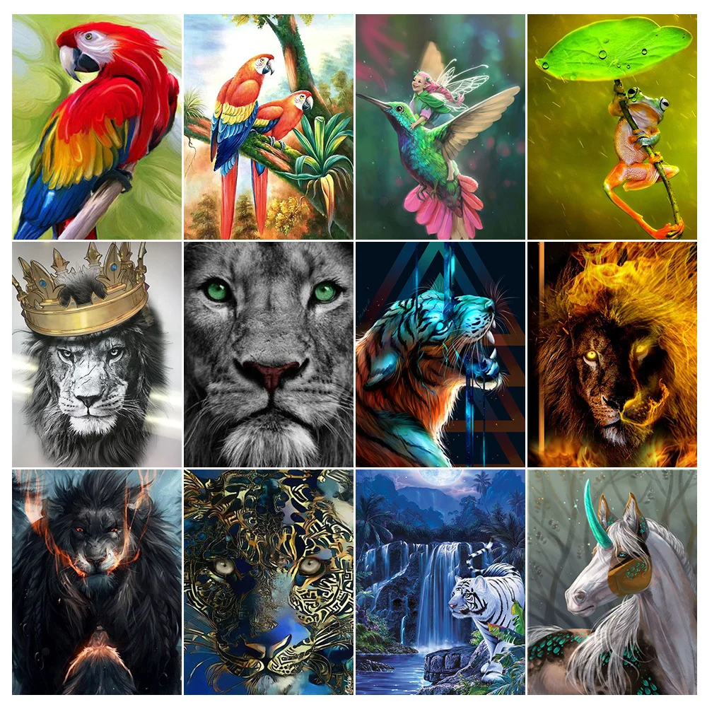 Набор для алмазной живописи «сделай сам», картина 5D с изображением животных, попугая, Льва, тигра, лошади, семейный Декор, мозаика, подарки
Набор для алмазной живописи «сделай сам», картина 5D с изображением животных, попугая, Льва, тигра, лошади, семейный Декор, мозаика, подарки