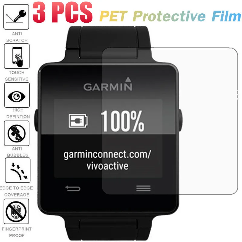 3 Pcs Smart Watch Protective Soft Film For Garmin Vivoactive HD Scratch Proof Sport Watch Screen PET Film Free Shipping
3 Pcs Smart Watch Protective Soft Film For Garmin Vivoactive HD Scratch Proof Sport Watch Screen PET Film Free Shipping
