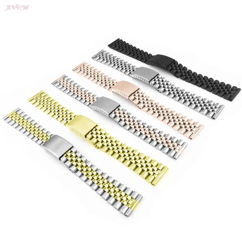 18mm 20mm 22mm Stainless Steel Watch Band Flat Interface Metal Bracelet Wrist Band Folding Buckles Universal Straps Accessories
18mm 20mm 22mm Stainless Steel Watch Band Flat Interface Metal Bracelet Wrist Band Folding Buckles Universal Straps Accessories