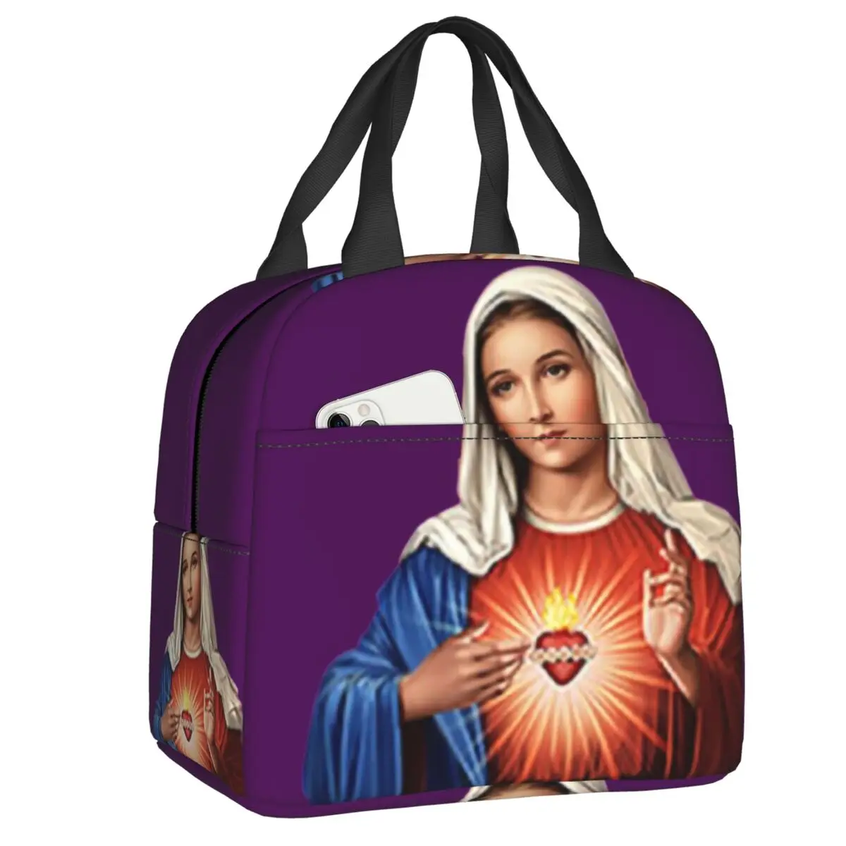Custom Mary Our Lady Of Perpetual Help Mother Of God Lunch Bag Women Warm Cooler Insulated Lunch Boxes for Adult Office
Custom Mary Our Lady Of Perpetual Help Mother Of God Lunch Bag Women Warm Cooler Insulated Lunch Boxes for Adult Office