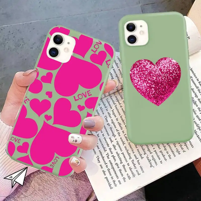 Love Heart Pattern Phone Case Soft Solid Color for iPhone 11 12 13 mini pro XS MAX 8 7 6 6S Plus X XR
Love Heart Pattern Phone Case Soft Solid Color for iPhone 11 12 13 mini pro XS MAX 8 7 6 6S Plus X XR