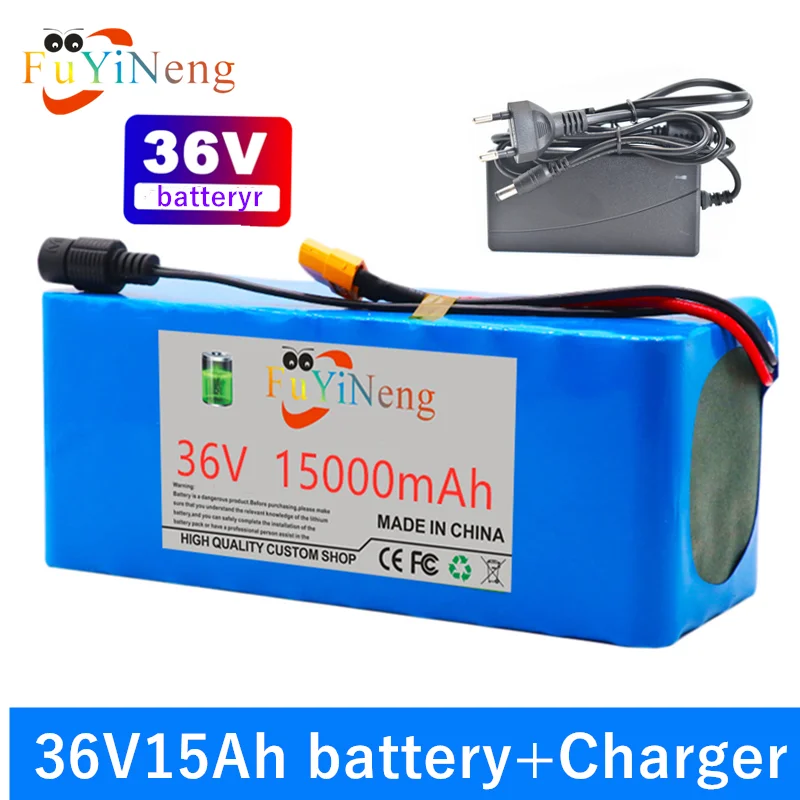 36V 10S4P 15Ah battery pack 1000W high power battery 42V 15000mAh Ebike electric bicycle BMS 42v battery with xt60 plug+charger 
36V 10S4P 15Ah battery pack 1000W high power battery 42V 15000mAh Ebike electric bicycle BMS 42v battery with xt60 plug+charger