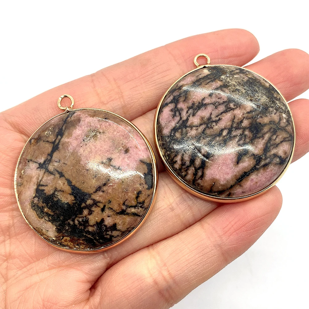 Exquisite Natural Stone Round Red Pattern Pendant 36x40mm Fashion Charm Agate Jewelry Making DIY Necklace Earring Accessories
Exquisite Natural Stone Round Red Pattern Pendant 36x40mm Fashion Charm Agate Jewelry Making DIY Necklace Earring Accessories