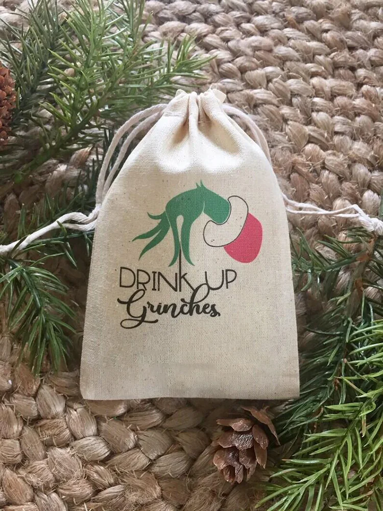 5pcs Drink Up gift favor Bags Christmas Holiday New Year Wedding Engagement Bachelorette hen Party birthday decoration
5pcs Drink Up gift favor Bags Christmas Holiday New Year Wedding Engagement Bachelorette hen Party birthday decoration