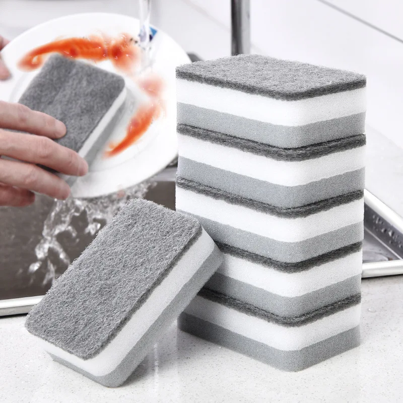 Cleaning Spongs Household Scouring Pads Double-sided Dishwashing Sponge Brush Mop Cloth Dish Kitchen Cleaning Brush Accessories
Cleaning Spongs Household Scouring Pads Double-sided Dishwashing Sponge Brush Mop Cloth Dish Kitchen Cleaning Brush Accessories