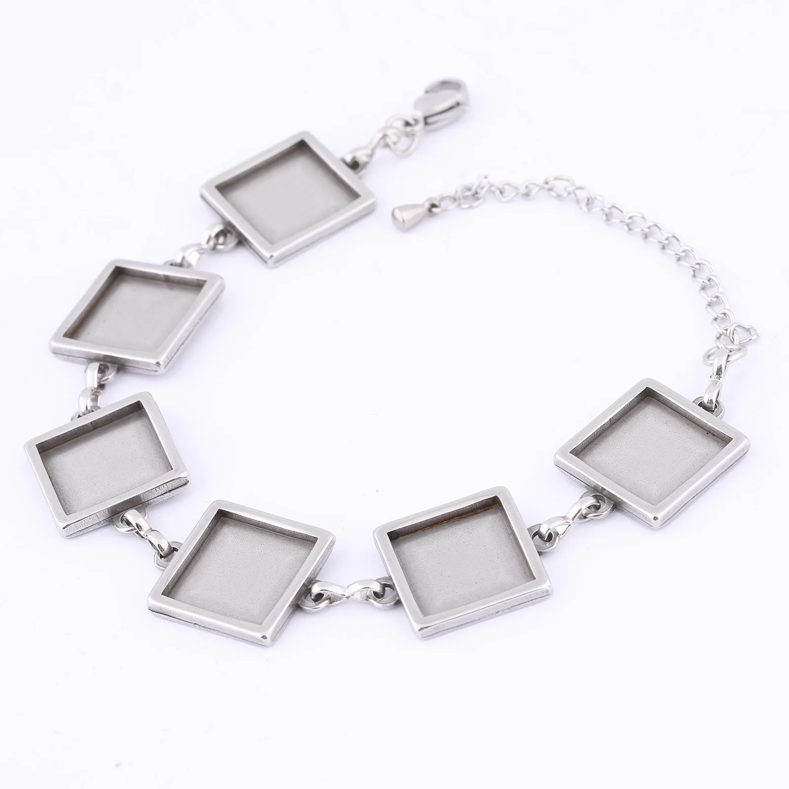 2pcs Stainless Steel Fit 12mm Square Cabochon Bracelet Base Setting Blanks Diy Bezels For Bracelets Jewelry Making
2pcs Stainless Steel Fit 12mm Square Cabochon Bracelet Base Setting Blanks Diy Bezels For Bracelets Jewelry Making