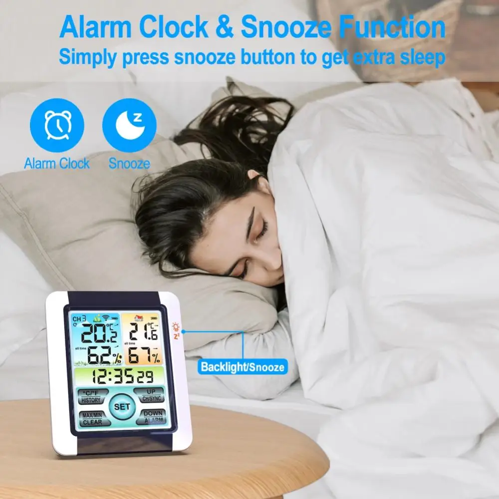 Indoor/outdoor Temperature Monitor Xp4 Waterproof High-definition Smart Home Monitor 433 Mhz Humidity Monitor Touch Magnetic
Indoor/outdoor Temperature Monitor Xp4 Waterproof High-definition Smart Home Monitor 433 Mhz Humidity Monitor Touch Magnetic