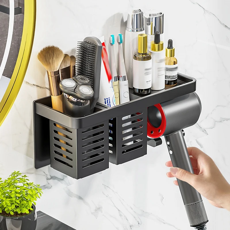 Hairdryer Holder Wall Mounted Storage Rack Bathroom Shelf For Dyson Supersonic Hair Dryer Punch-Free Rack
Hairdryer Holder Wall Mounted Storage Rack Bathroom Shelf For Dyson Supersonic Hair Dryer Punch-Free Rack