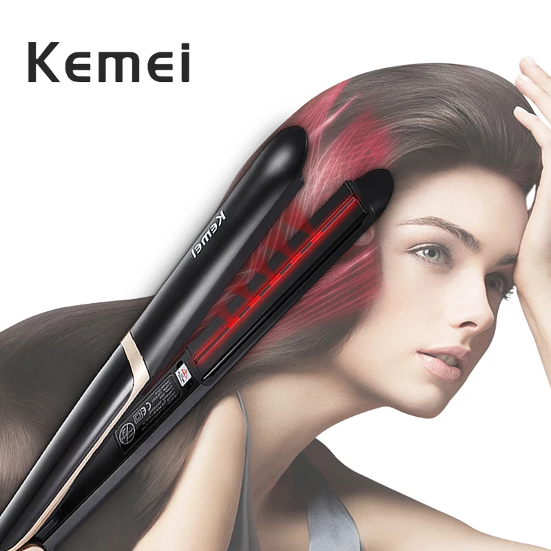 Kemei professional Hair Straightener for women Electric ceramic Flat Iron Straightening Straight hair splint hair Styling Tools
Kemei professional Hair Straightener for women Electric ceramic Flat Iron Straightening Straight hair splint hair Styling Tools