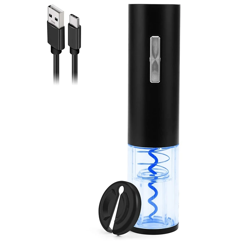 Electric Wine Opener, Type-C Charging Wine Corkscrew Bottle Opener With Foil Cutter, Wine Openers With LED Light
Electric Wine Opener, Type-C Charging Wine Corkscrew Bottle Opener With Foil Cutter, Wine Openers With LED Light