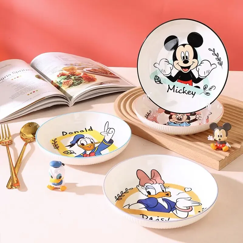 Оригинальная керамическая тарелка Disney с изображением героев мультфильмов Микки