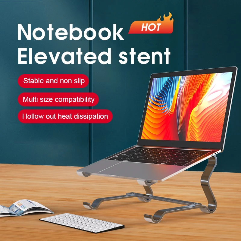 Laptop Stand Adjustable Aluminum Alloy Notebook Stand Compatible with 10-18 Inch Laptop Portable Laptop Holder
Laptop Stand Adjustable Aluminum Alloy Notebook Stand Compatible with 10-18 Inch Laptop Portable Laptop Holder