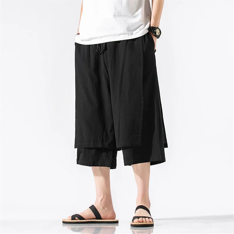 New Design Men Chinese style Cotton Linen Loose Wide Leg Pants 2023 Summer Fashion Patchwork Calf-Length Pants Plus Size M-8XL
New Design Men Chinese style Cotton Linen Loose Wide Leg Pants 2023 Summer Fashion Patchwork Calf-Length Pants Plus Size M-8XL