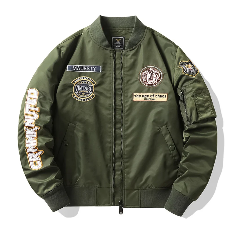 2022 New Spring Autumn Men's Bomber Jacket Fashion Flight Jacket Men Fashion streetwear Coat Embroidered Baseball Jacket Coats
2022 New Spring Autumn Men's Bomber Jacket Fashion Flight Jacket Men Fashion streetwear Coat Embroidered Baseball Jacket Coats