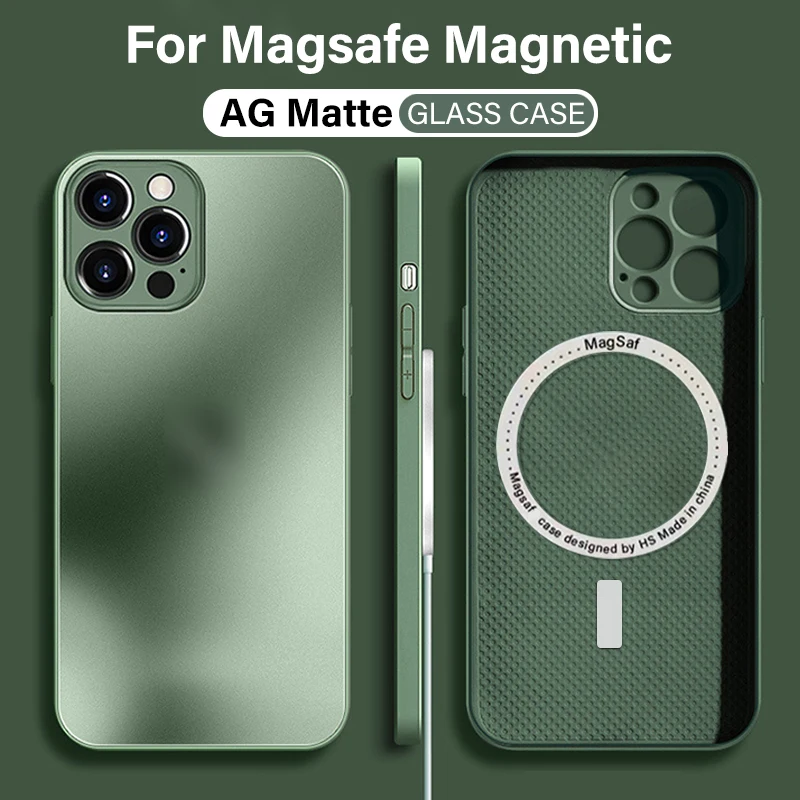 For Magsafe AG Matte Magnetic Silicone Case For iPhone 14 13 12 11 Pro Max Glass Lens Wireless Charge Cover Phone Accessories
For Magsafe AG Matte Magnetic Silicone Case For iPhone 14 13 12 11 Pro Max Glass Lens Wireless Charge Cover Phone Accessories