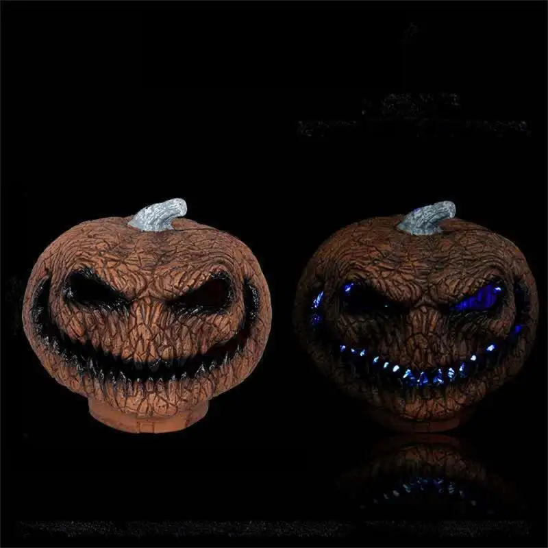 

Ghost Light Convexity Easy To Carry Pumpkin Lamp Shiny Durable Props Halloween Decorations Halloween Scene Props Terrible