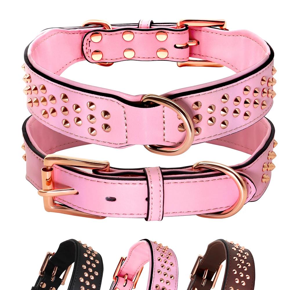 Adjustable PU Leather Dog Collar For Medium Large Dogs Accessories Durable Pet Necklace Collars Pitbull Bulldog Pet Supplies
Adjustable PU Leather Dog Collar For Medium Large Dogs Accessories Durable Pet Necklace Collars Pitbull Bulldog Pet Supplies