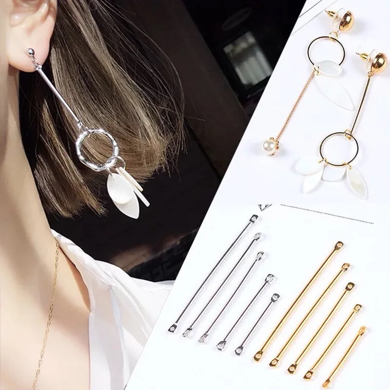 50Pcs/Bag Double Cylinder Bar Connecting Rod Metal Earrings Findings Earrings Link Ear Clip Hook DIY Ear Jewelry Accessories
50Pcs/Bag Double Cylinder Bar Connecting Rod Metal Earrings Findings Earrings Link Ear Clip Hook DIY Ear Jewelry Accessories