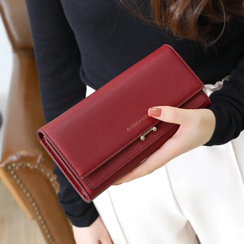 Brand Luxury Women Wallet Long Purse Clutch Large Capacity Female Wallets Lady Phone bag Card Holder Carteras Mujer Wallet 2022
Brand Luxury Women Wallet Long Purse Clutch Large Capacity Female Wallets Lady Phone bag Card Holder Carteras Mujer Wallet 2022