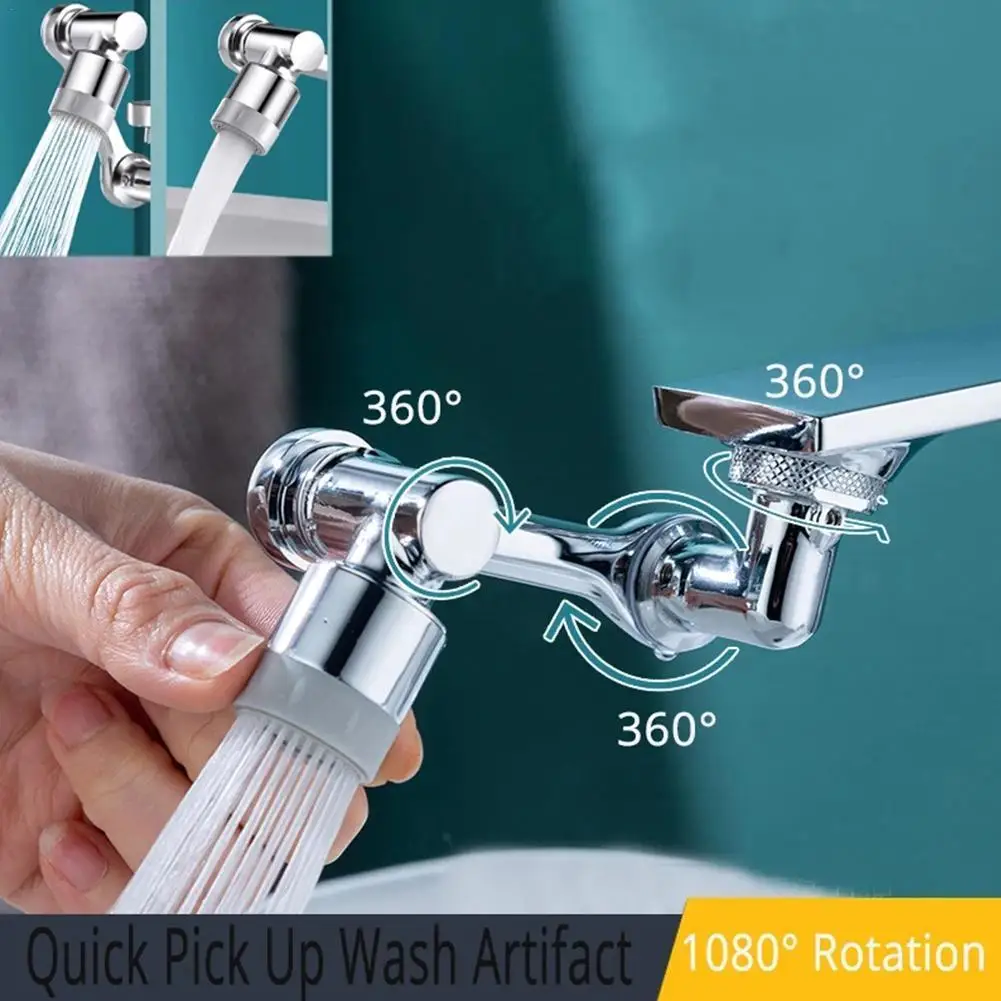Universal 1080° Rotation Faucet Aerator Kitchen Tap Extend Water Nozzle Faucet Adaptor Faucets Bubbler Bathroom Splash Filters
Universal 1080° Rotation Faucet Aerator Kitchen Tap Extend Water Nozzle Faucet Adaptor Faucets Bubbler Bathroom Splash Filters
