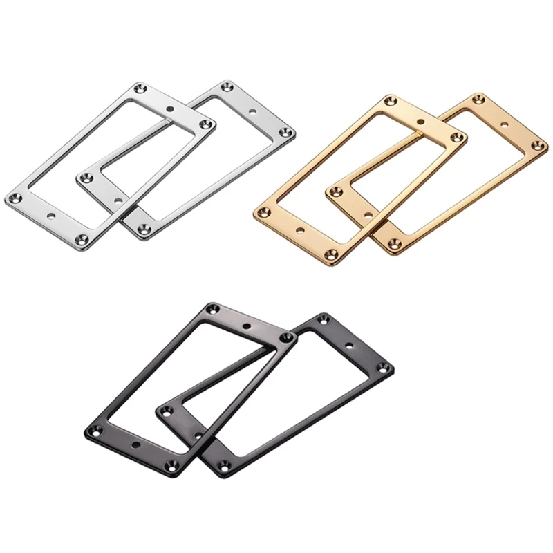 2pcs Electric Guitar Humbucker Pickup Ring Thickness 2mm Metal Flat Frame Mounting Ring for LP Guitar Accessories
2pcs Electric Guitar Humbucker Pickup Ring Thickness 2mm Metal Flat Frame Mounting Ring for LP Guitar Accessories