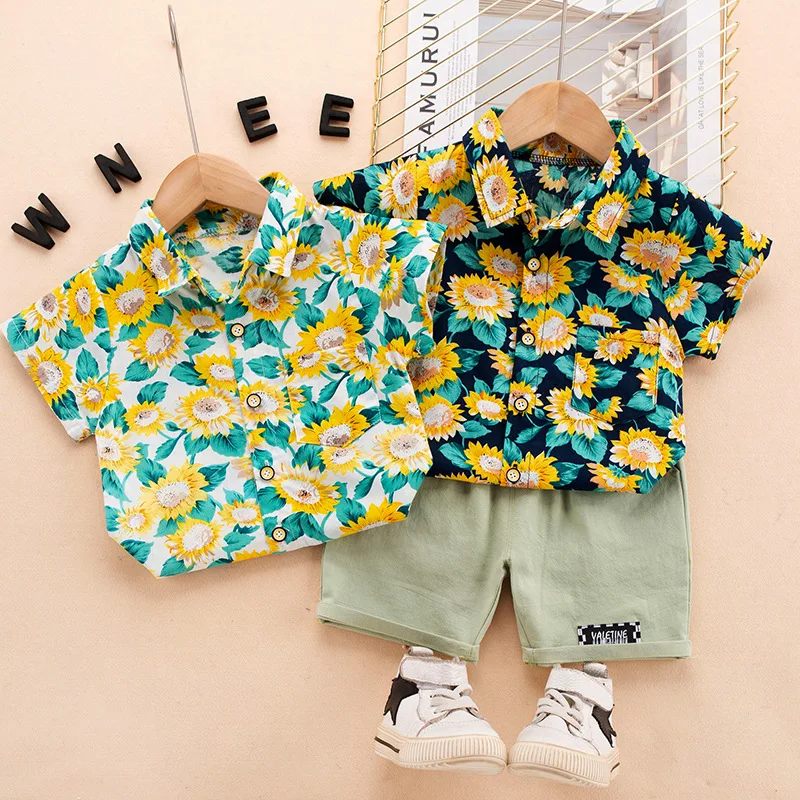 Summer Baby Boy Clothing Korean Fashion Print Casual Children Clothing Set Newborn Short Sleeve Cute Kids Clothes Boy 2022 New
Summer Baby Boy Clothing Korean Fashion Print Casual Children Clothing Set Newborn Short Sleeve Cute Kids Clothes Boy 2022 New