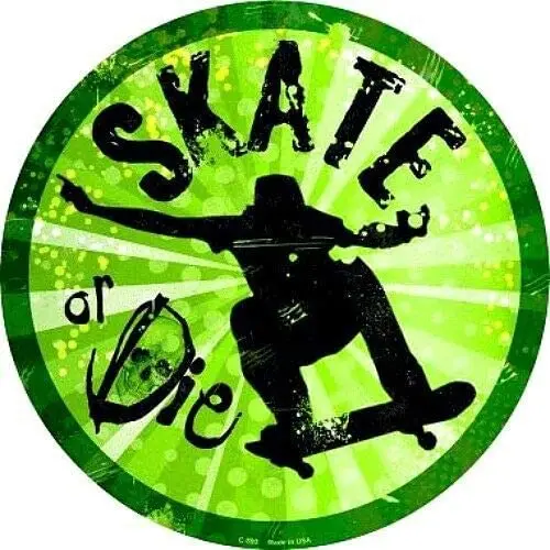 nonbrand Skate Or Die Vintage Round Tin Sign Metal Retro Poster Shop Bar Wall Decor 12" Diameter
nonbrand Skate Or Die Vintage Round Tin Sign Metal Retro Poster Shop Bar Wall Decor 12" Diameter