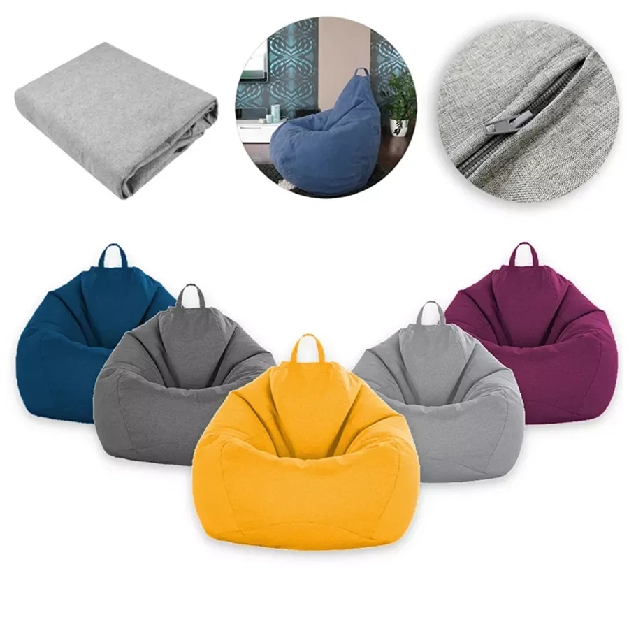 New Lazy Sofas Cover Beanbag Sofa Cover No Filler Bean Bag Chair Pouf Bed Futon Seat Tatami Puff Relax Lounge Furniture Decorate 
New Lazy Sofas Cover Beanbag Sofa Cover No Filler Bean Bag Chair Pouf Bed Futon Seat Tatami Puff Relax Lounge Furniture Decorate