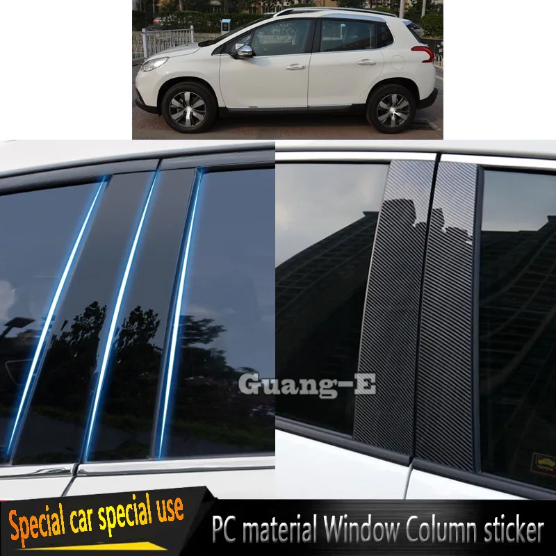 For Peugeot 2008 2014 2015 2016 2017 2018 Car PC Material Pillar Post Cover Door Trim Window Piano Black Molding Sticker Plate
For Peugeot 2008 2014 2015 2016 2017 2018 Car PC Material Pillar Post Cover Door Trim Window Piano Black Molding Sticker Plate