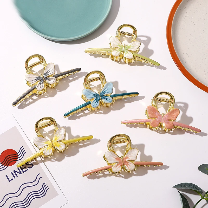 Elegant Hair Claw Oil Drop Butterfly Crab Hair Clip Hair Accessories Alloy Shark Clips Geometric Barrette Hair Clamps Headwear
Elegant Hair Claw Oil Drop Butterfly Crab Hair Clip Hair Accessories Alloy Shark Clips Geometric Barrette Hair Clamps Headwear