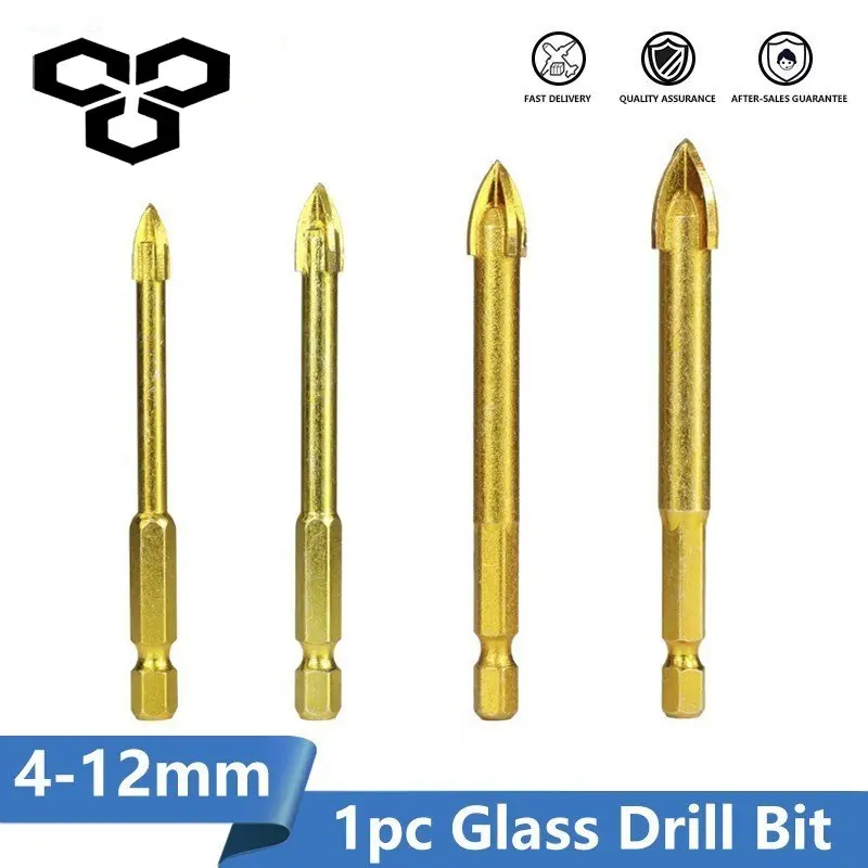 Carbide Glass Drill Bit Set Alloy Carbide Point with 4 Cutting Edges Tile & Glass Cross Spear Head Drill Bits 6/8/10/12mm
Carbide Glass Drill Bit Set Alloy Carbide Point with 4 Cutting Edges Tile & Glass Cross Spear Head Drill Bits 6/8/10/12mm