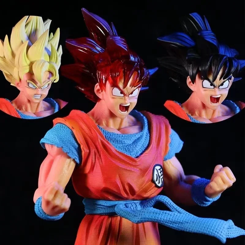 28cm New Anime Dragon Ball Gk Figures Super Saiyan 4 Son Goku Three Headed Carving Pvc Action Figure Statue Model Toy Kids Gift
28cm New Anime Dragon Ball Gk Figures Super Saiyan 4 Son Goku Three Headed Carving Pvc Action Figure Statue Model Toy Kids Gift