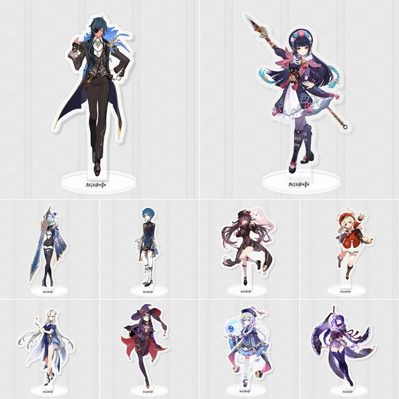 Anime Genshin Impact Acrylic Stands Diluc Tartaglia Zhongli Eula Cosplay Acrylic Stand Model Plate Desk Standing Sign Ornaments
Anime Genshin Impact Acrylic Stands Diluc Tartaglia Zhongli Eula Cosplay Acrylic Stand Model Plate Desk Standing Sign Ornaments