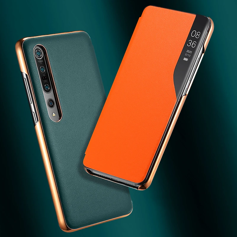 Роскошный чехол из натуральной кожи с узором Nappa для Xiaomi 10 Mi 10 Pro, противоударный умный чехол с окошком и откидной крышкой
Роскошный чехол из натуральной кожи с узором Nappa для Xiaomi 10 Mi 10 Pro, противоударный умный чехол с окошком и откидной крышкой