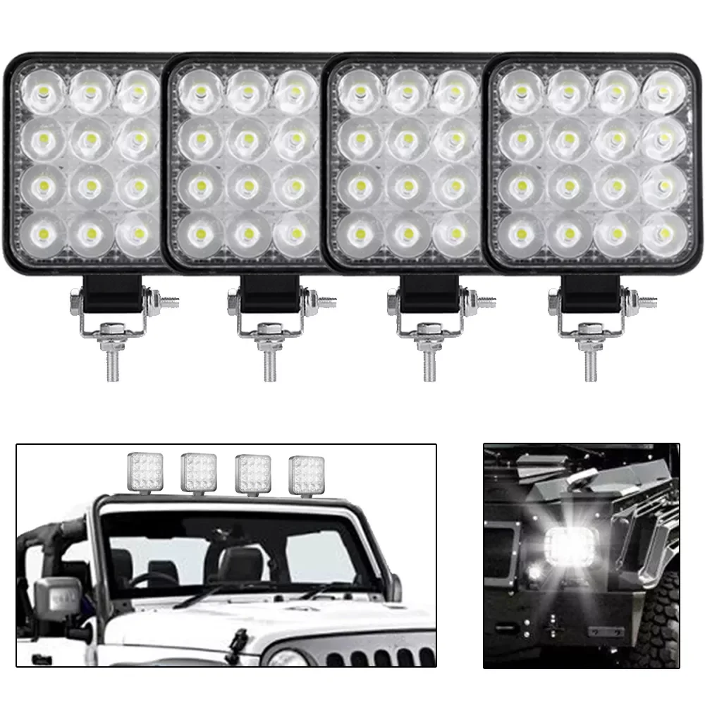 Car Work Lights Super Bright LED Spotlight for Car/Motorcycle/SUV/Truck/Forklift/Boat 6000K 12/24V Driving Fog Lamps
Car Work Lights Super Bright LED Spotlight for Car/Motorcycle/SUV/Truck/Forklift/Boat 6000K 12/24V Driving Fog Lamps